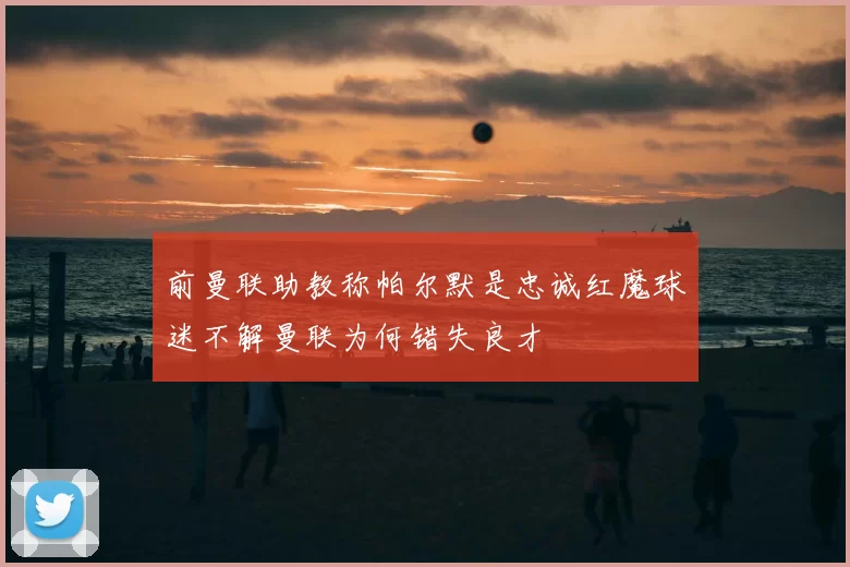 前曼联助教称帕尔默是忠诚红魔球迷不解曼联为何错失良才