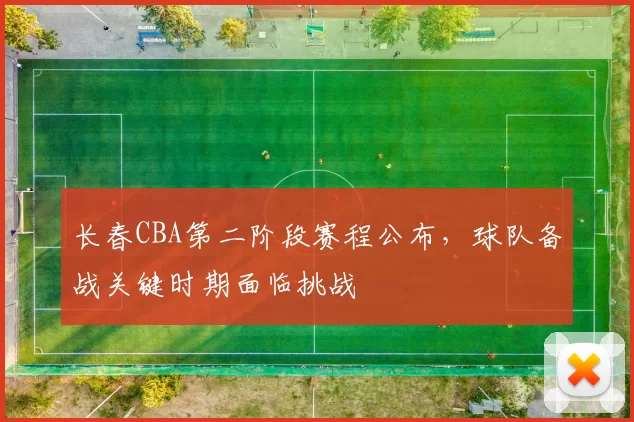 长春CBA第二阶段赛程公布,球队备战关键时期面临挑战